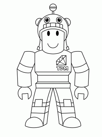 Noob has got Robot Beanie cap from Roblox Coloring Pages - Lego Coloring  Pages - Coloring Pages For Kids And Adults