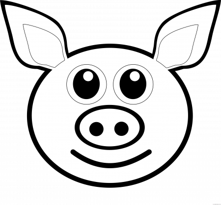 Pig Face Coloring Pages pig face 7caq6bkca png Printable Coloring4free -  Coloring4Free.com