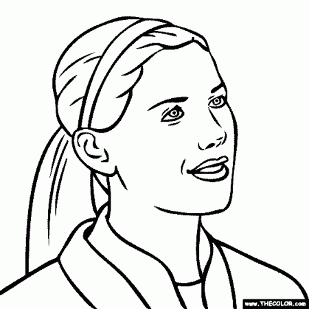 Alex Morgan Coloring Page | Alex morgan, Coloring pages, Free coloring pages