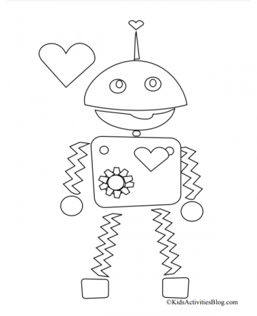 3 {Non-Mushy} Valentines Day Coloring Pages | Kids Activities Blog