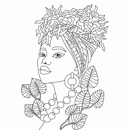 Black Girl Coloring Page Images - Free ...