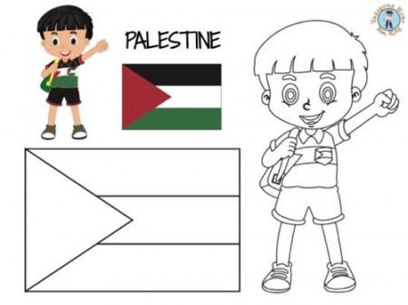 Palestine Coloring Page - Free Printables - Treasure hunt 4 Kids