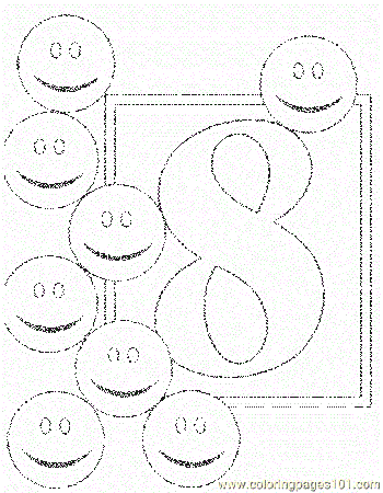 Numbers 8 Coloring Pages 7 Com Coloring Page - Free Numbers ...
