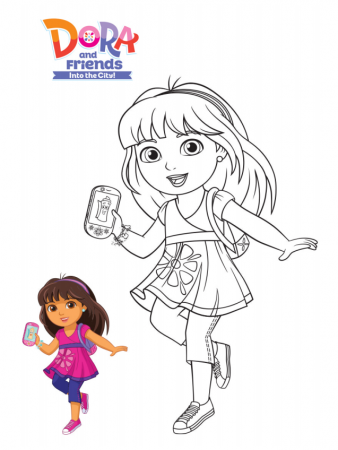 Pin by Kristina Hanes on Coloring Pages | Dora, friends ...