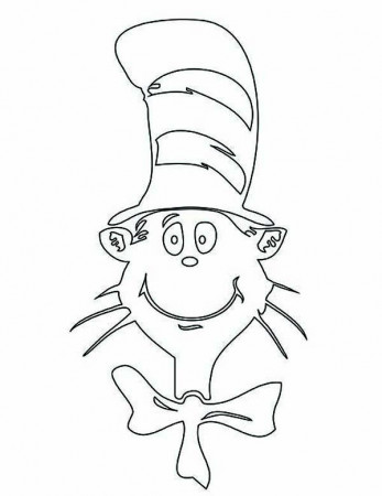 The Cat in the Hat Picture Coloring Page: The Cat in the Hat ...