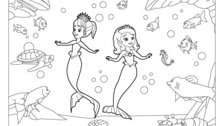 Sofia The First Coloring Pages Sofia The First Coloring Page Blue ...