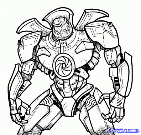 Pacific Rim Gipsy Danger Coloring Pages - Coloring Pages