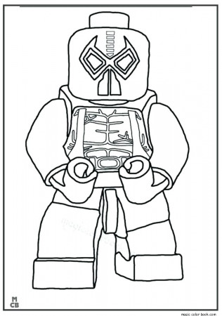 Lego Bane Coloring Pages