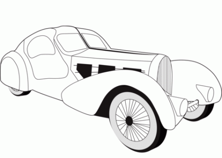 1935 Bugatti Type 57S Competition Coupe Aerolithe coloring page | Free  Printable Coloring Pages