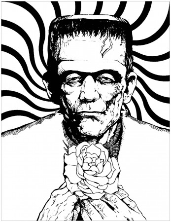 Coloring Pages : Coloring Pages Halloween Frankenstein Printable For Kids  To Print Remarkable Frankenstein Coloring Pages Image Inspirations ~  Off-The Wall ATL