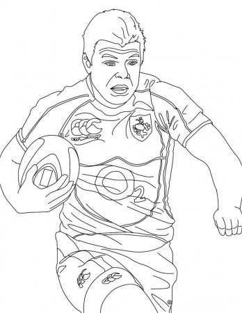 Printable Rugby Coloring Pages Pdf Free - Coloringfolder.com