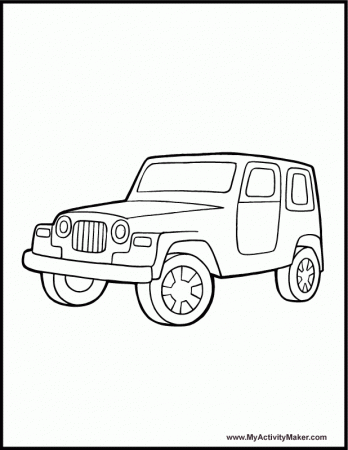 10 Pics of Jeep Car Coloring Page - Jeep Coloring Pages Printable ...