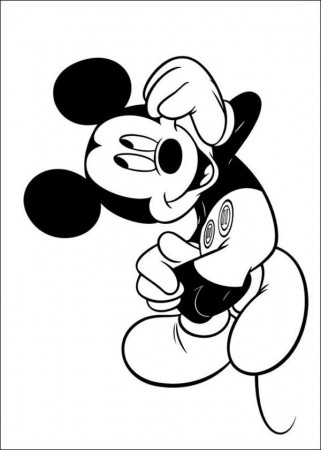 Mickey Mouse Coloring Pages Picture 18 – Free Disney Mickey Mouse ...