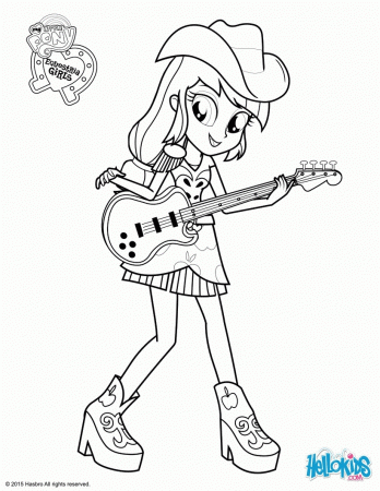 MY LITTLE PONY coloring pages - Applejack