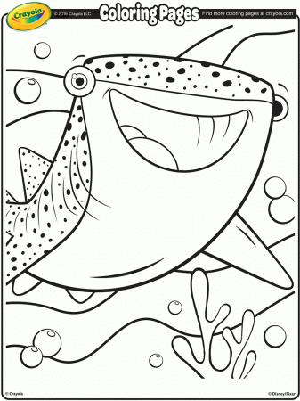 Destiny - Finding Dory Coloring Page