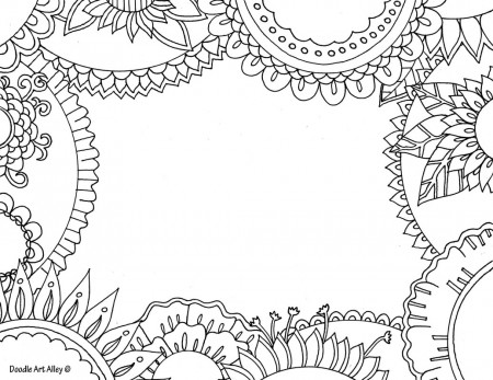 Name Templates Coloring pages - DOODLE ART ALLEY
