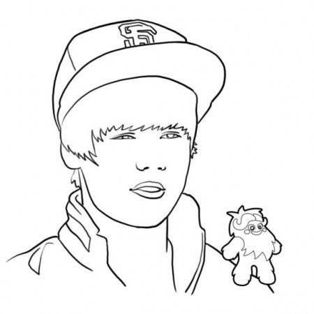 Justin Bieber coloring page - free printable coloring pages on coloori.com