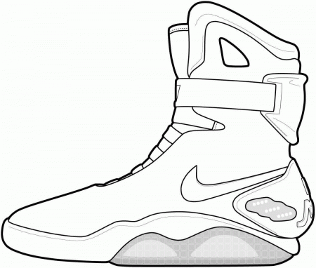 Jordan Shoe Coloring Pages Coloring Home | Shoe template, Coloring pages,  Sneakers illustration