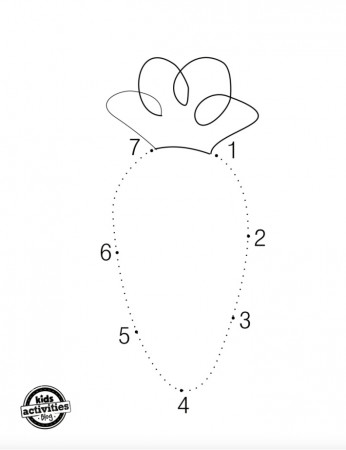 Easy Bunny Coloring Pages & Simple Bunny Dot-to-Dot Worksheets | Kids  Activities Blog