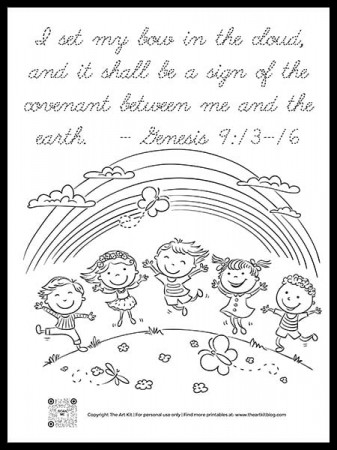 Free Printable Bible Verse Coloring Pages - The Art Kit
