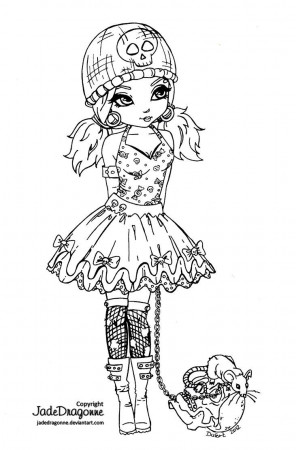 goth coloring pages - High Quality Coloring Pages