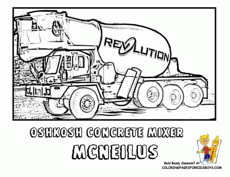 Big Man Construction Vehicle Coloring | Construction Vehicle ...