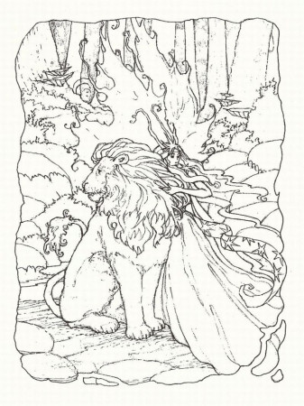 coloring pages for adults nature | Only Coloring Pages