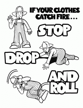 Fire Safety Printable Coloring Pages | Free Coloring Pages