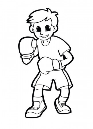 Boxing Coloring Pages - Free Printable Coloring Pages for Kids