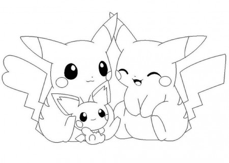 Love pikachu and pichu coloring pages | Pikachu coloring page, Pokemon  coloring pages, Pokemon coloring