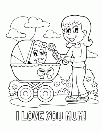 75 Best Mother's Day Coloring Pages | Free Printable PDFs