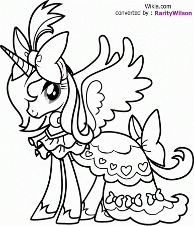 unicorn princess coloring pages - Clip Art Library