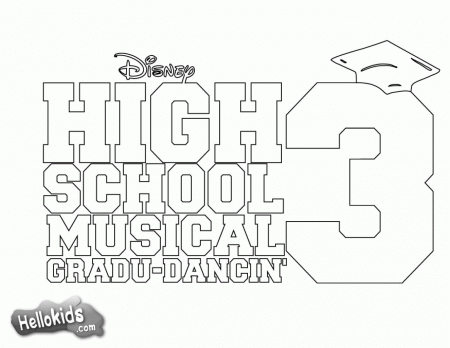 Free Coloring Pages Of High School High School Musical Coloring ...