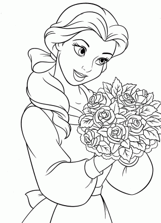 Anime Beauty And The Beast Coloring Pages - Coloring Pages For All ...