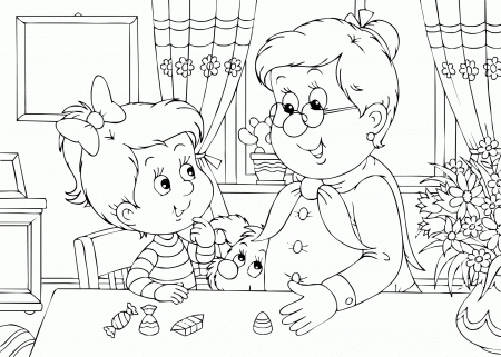 Coloring Pages Related Happy Birthday Grandma - Colorine.net | #3817