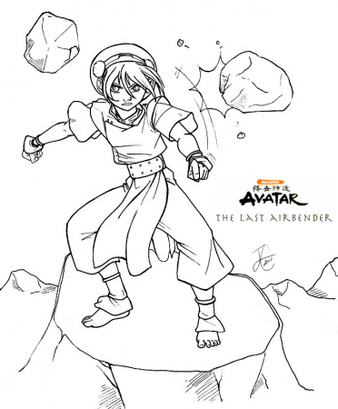 Avatar The Last Airbender Characters Coloring Pages - Coloring ...