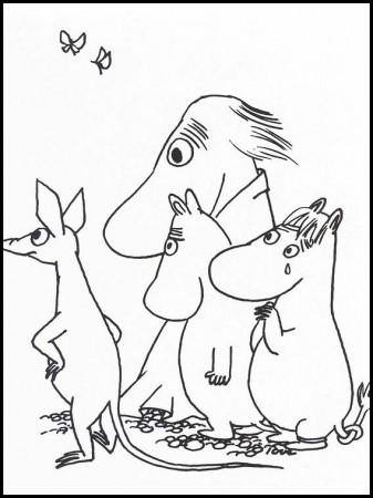 Moomins Printable Coloring Pages 27