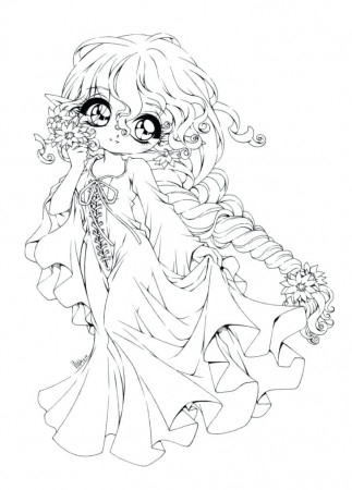 Kawaii Chibi Coloring Pages Exceptional Cute Realistic 476 Girl ...