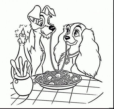 Coloring Pages : Lady And The Coloring Spaghetti Drawing Math ...