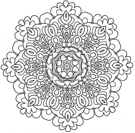 Intricate Design Coloring Pages | Mandala coloring pages, Mandala ...