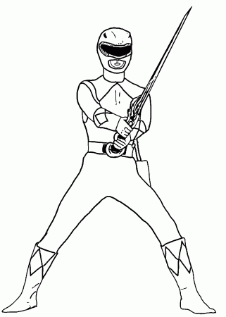 Free Printable Power Ranger Coloring Pages