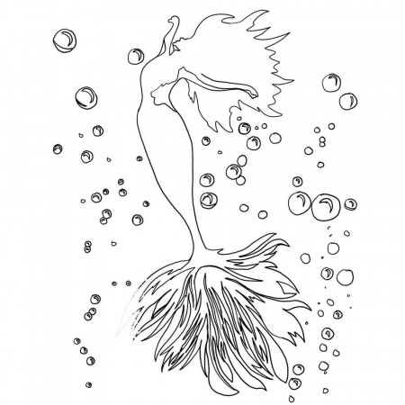 Free Coloring Pages | Beach, Mermaid, Nature Art | Nelson Makes Art