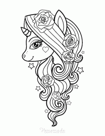 75 Magical Unicorn Coloring Pages for Kids & Adults | Free Printables