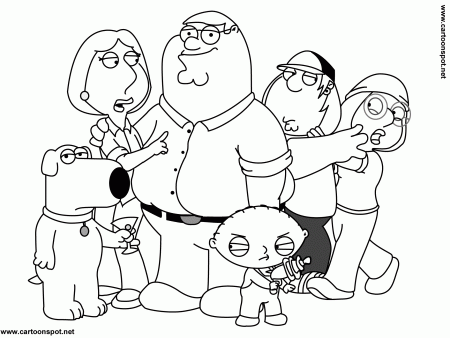 Family guy, Coloring pages and Family guy cartoon