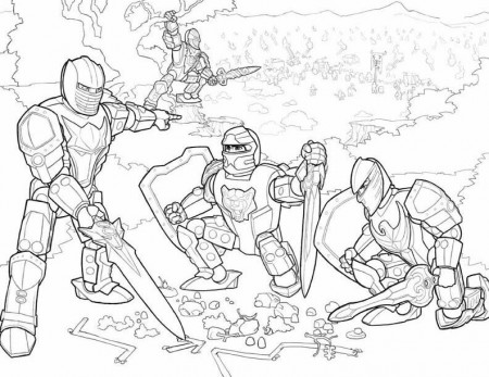 Kids-n-fun.com | 16 coloring pages of Lego Knights