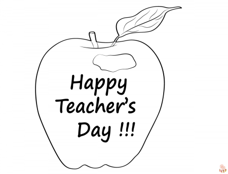 Celebrate Teacher Appreciation Day Coloring Pages Free Printable