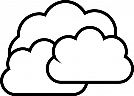 Download Cloud Dust - Rain Cloud Coloring Pages - Full Size PNG Image -  PNGkit