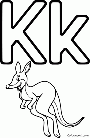 Letter K Coloring Pages - ColoringAll