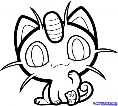 Pokemon Meowth Coloring Pages - Coloring Pages Kids 2019