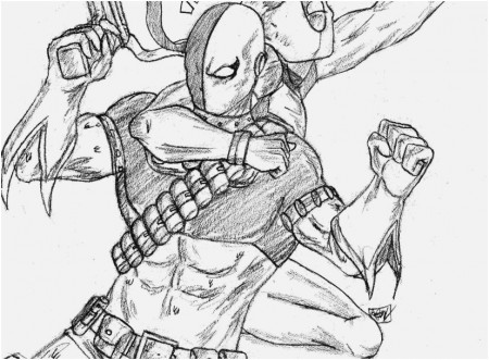 Coloring Pages Deadpool Portraits Chibi Deathstroke Coloring ...